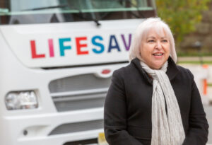 Anita Kinney, PhD, RN, FAAN, FABMR, Director, ScreenNJ and Director, Cancer Health Equity Center of Excellence, Associate Director for Population Science and Community Outreach, Rutgers Cancer Institute of New Jersey spoke about the Lifesaver.