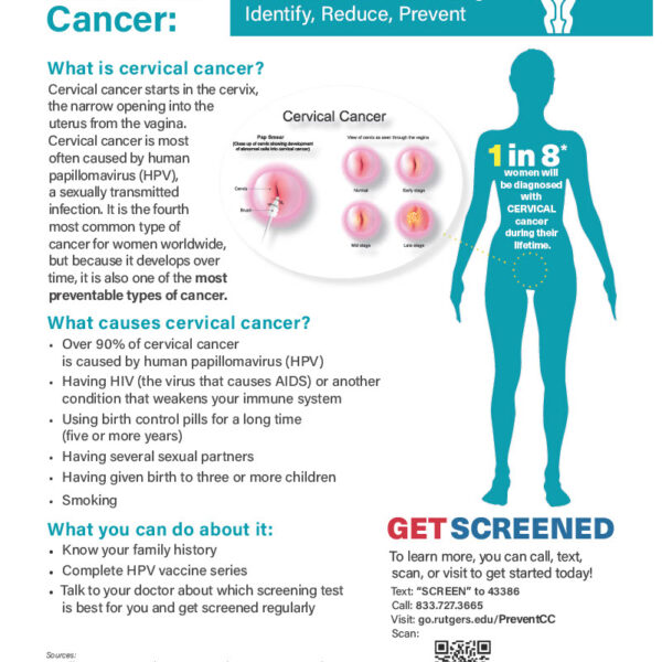 Cervical Cancer Prevention (English and Spanish Flyer Printable)