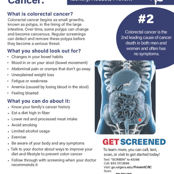 Colorectal Cancer Prevention (Print Flyer)