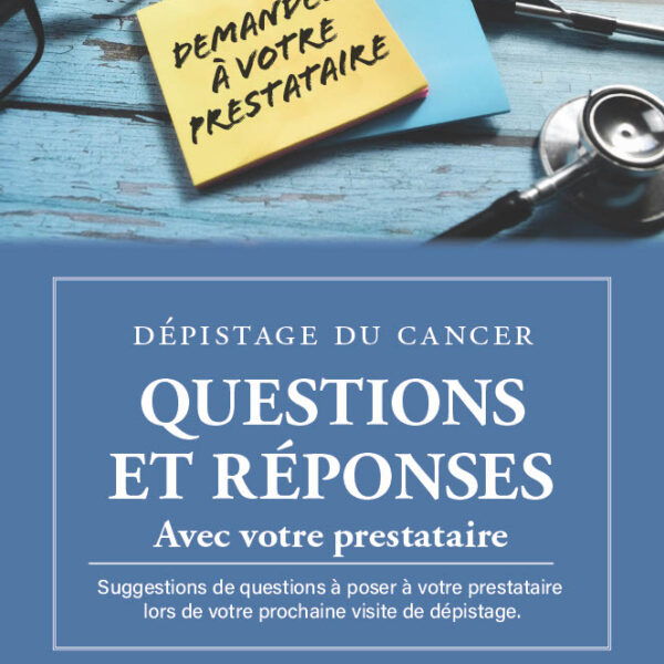 Doctor Patient Question Guide Book (French)