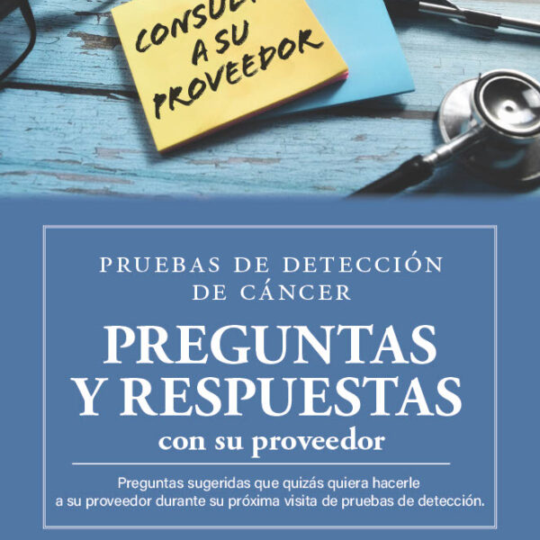 Doctor Patient Question Guide Book (Spanish)