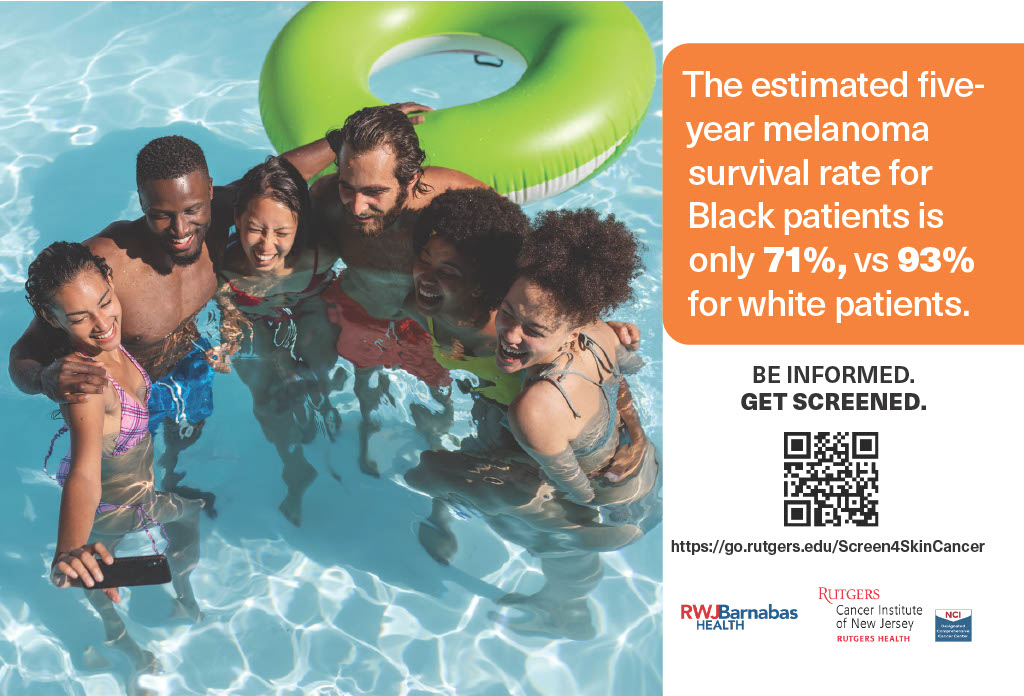 Skin Cancer and Black Patients Postcard - ScreenNJ